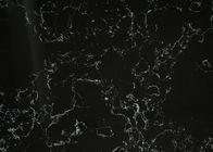 인테리어 장식을 위한 검은 카라라 석영 돌 단단한 표면
