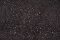광 블랙 인공 카라라 석영 돌 쉬운 얼룩 25 밀리미터 UV 절단