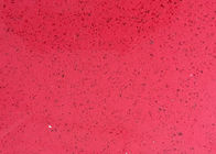 로즈 빨강은 유리제 석영 싱크대 찰상 저항 3000mm x 1400mm를 재생했습니다