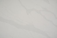 6.5Mohs 백색 Calacatta 석영 부엌 정상 단단한 표면 3000*1600